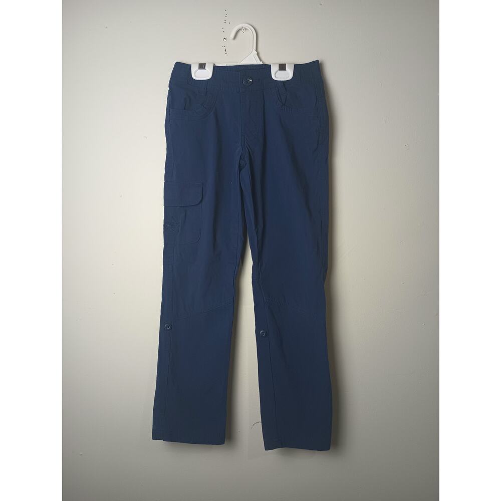 Cub Scouts Pants Girls Small (7/8) Blue Uniform Roll Up Cargo‎ Pockets Outdoors